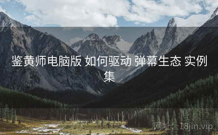 鉴黄师电脑版 如何驱动 弹幕生态 实例集  第2张