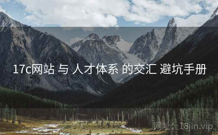 17c网站 与 人才体系 的交汇 避坑手册  第1张