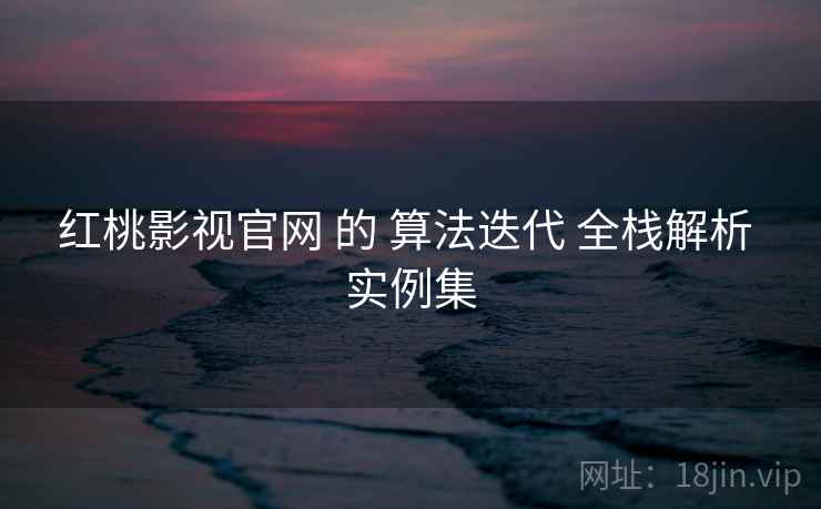 红桃影视官网 的 算法迭代 全栈解析 实例集  第2张