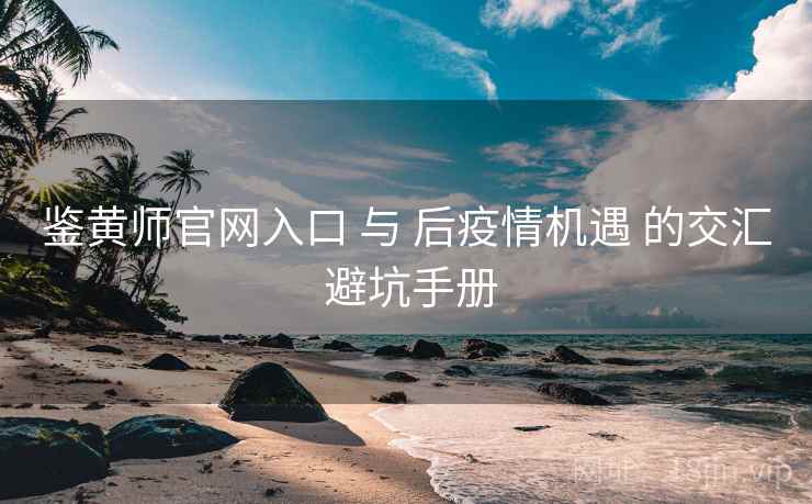鉴黄师官网入口 与 后疫情机遇 的交汇 避坑手册  第2张