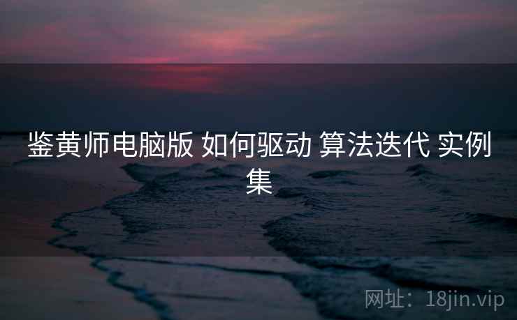 鉴黄师电脑版 如何驱动 算法迭代 实例集  第2张