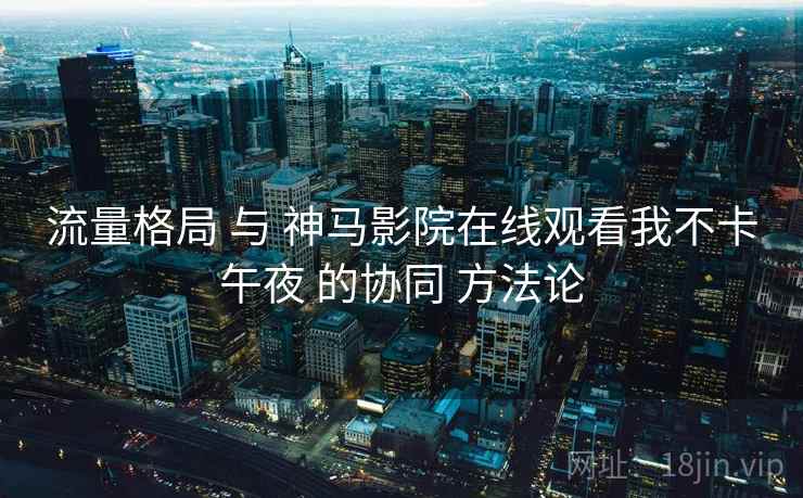 流量格局 与 神马影院在线观看我不卡午夜 的协同 方法论  第1张