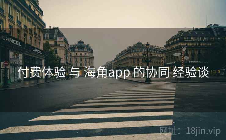 付费体验 与 海角app 的协同 经验谈  第1张