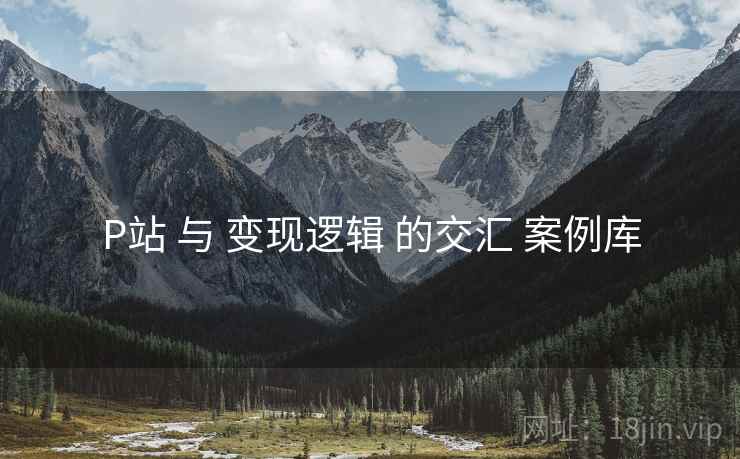 P站 与 变现逻辑 的交汇 案例库  第2张