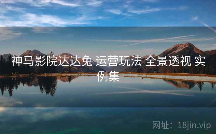 神马影院达达兔 运营玩法 全景透视 实例集  第1张