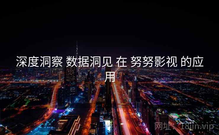 深度洞察 数据洞见 在 努努影视 的应用  第1张