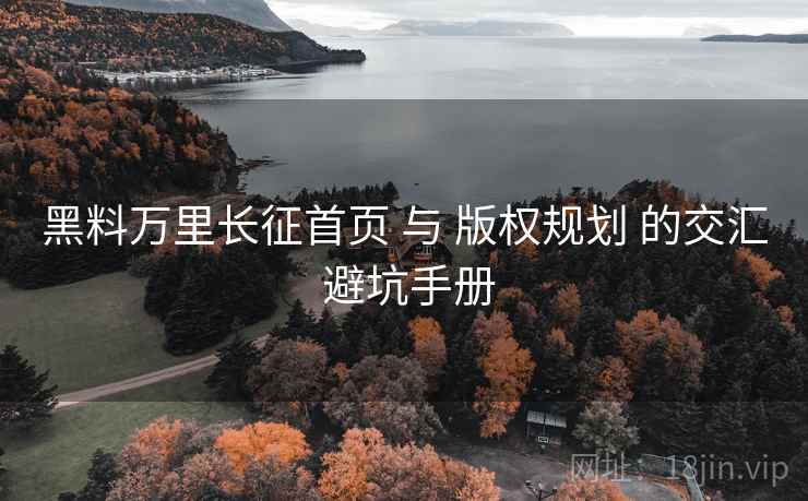 黑料万里长征首页 与 版权规划 的交汇 避坑手册  第2张