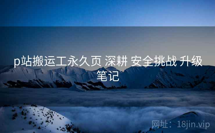 p站搬运工永久页 深耕 安全挑战 升级笔记  第1张